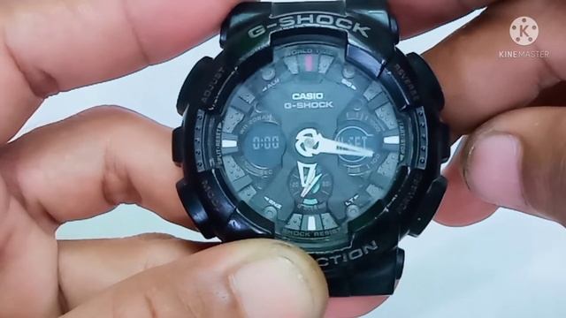 cara setting waktu analog G-Shock GA 120 agar sinkron dengan waktu digital смотреть онлайн
