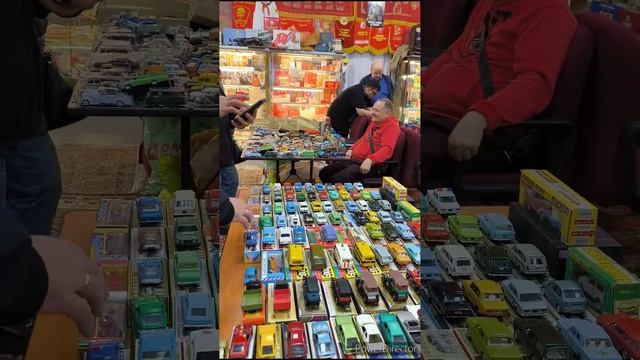 Выставка игрушечных автомобилей в салоне сделано в СССР. смотреть онлайн
