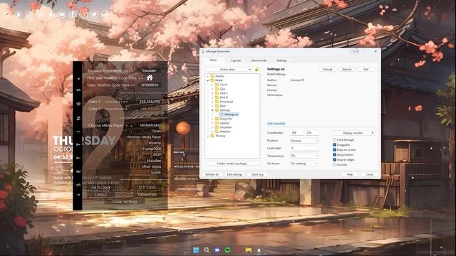 Make you desktop setup cool by using this Cherry Blossom Theme (rainmeter)#rainmeter смотреть онлайн