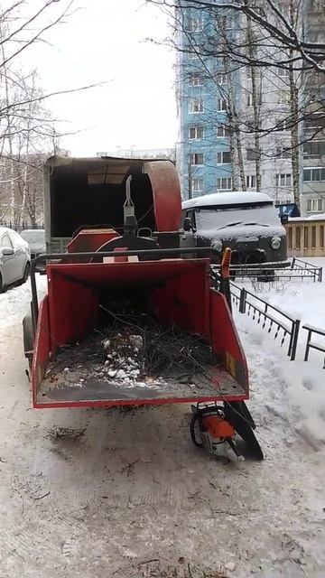 Дробилка для дерева Измельчитель веток смотреть онлайн