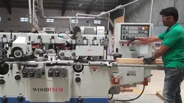 FSM-5020C FOUR SIDE MOULDER WORKING VIDEO смотреть онлайн