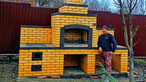 Мангал, печь, под казан стол, наш 163 объект