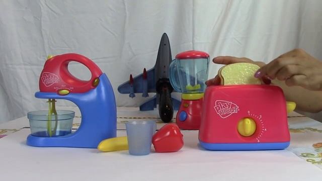 Play Right Toy Kitchen Appliances Blender Toaster and Mixer Review смотреть онлайн