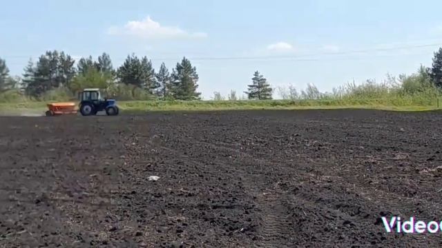 посев на мтз 82,УТО Х904 тащит мтз 82!!! смотреть онлайн