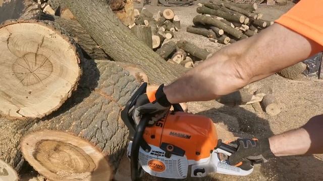 Stihl ms 362 59 cc, my favorite chainsaw. смотреть онлайн