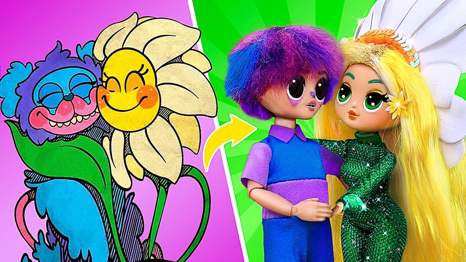 Герои Поппи Плейтайм из ЛОЛ ОМГ - 10 идей для кукол смотреть онлайн
