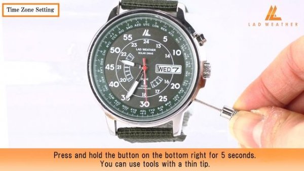 Time Zone Setting | LAD WEATHER Radio Master (Lad017)