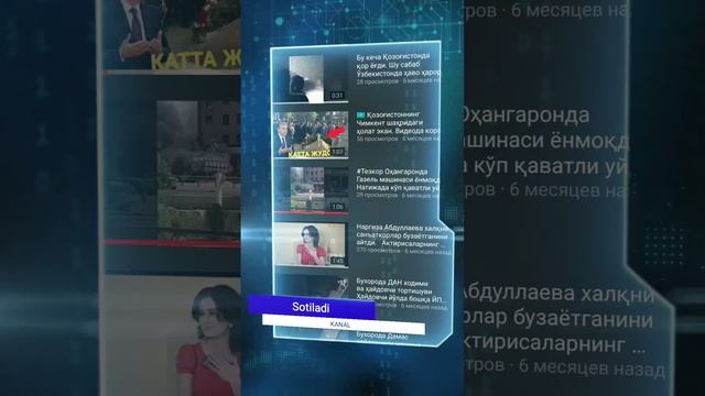 YOUTUBE KANAL SOTILADI