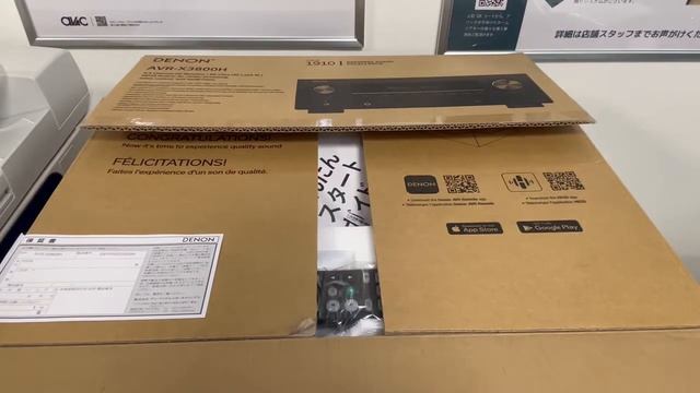 DENON「AVR-X3800H」開梱動画 смотреть онлайн