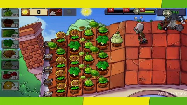 FINALLY I GOT MELON-PULT! - Plants vs Zombies Roof Level 9 (Mobile) смотреть онлайн