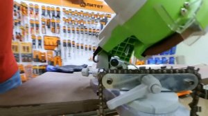 Заточка цепи бензопилы на станке