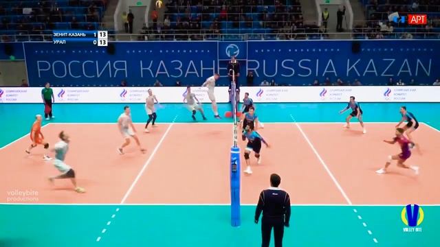 Zenit Kazan vs. Ural Ufa ● 20/2/'19 HL | Russian Volleyball Super League 2018/2019 смотреть онлайн