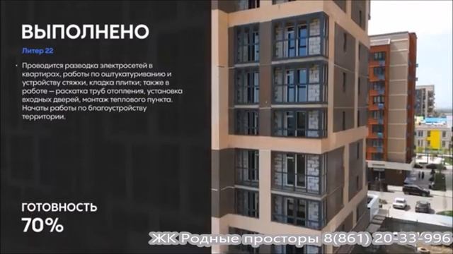 ЖК Родные просторы в Краснодаре. Ход строительства за май 2024 года и ипотека от 3%!!! смотреть онлайн