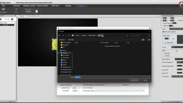 Interface DWIN LCM with STM32 || LED Control using Buttons смотреть онлайн