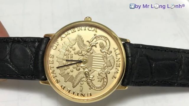 Đồng hồ Alfex United States Of American Twenty Dollar Quartz Men Watch chính hãng Thụy Sĩ смотреть онлайн