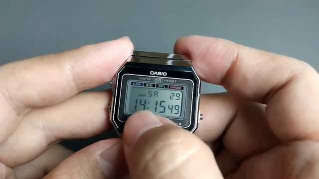 How To Setup Casio A700W ( Time, Date, Alarm A-700W A700 )