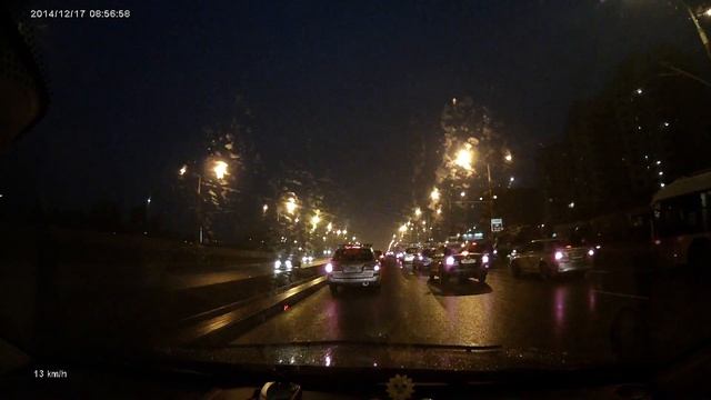 2014.12.17 - Минск, Дзержинского. Подрезание. смотреть онлайн