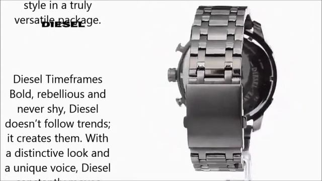 Diesel Men's DZ4348 Stronghold Analog Display Analog Quartz Grey Watch смотреть онлайн