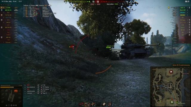 USTAWIONA BITWA - T110E4 - World of Tanks смотреть онлайн