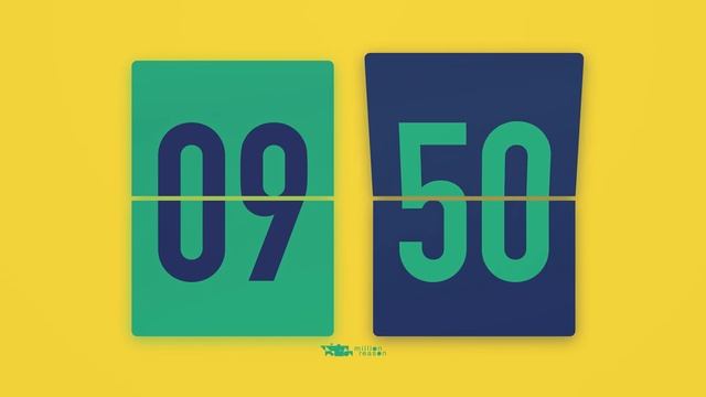 20 Minutes Flip Clock Timer / With Vibration Beeps ⚡️ смотреть онлайн