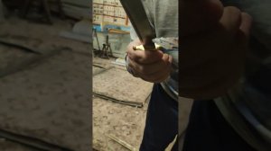 Испытание ножа Финки от Кузницы Михаила Суходеева.