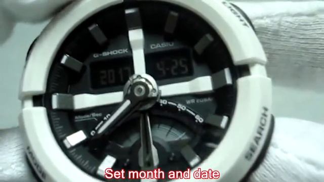 Setting G-Shock GA-500 manual 5478 смотреть онлайн