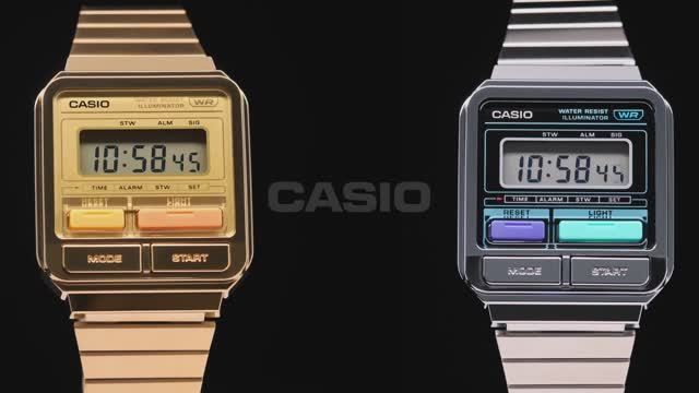 Культовые ретро часы Casio A120WE-1A, A120WEG-9A
