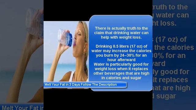 6 Ways to Lose Weight Naturally ! 3 Days Challenge Melt Your Fat смотреть онлайн