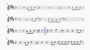 Муравейник. В.Цой и группа Кино. Для альт саксофона