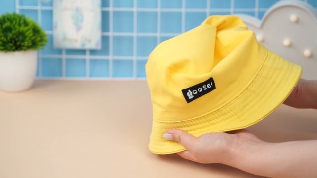 Панама двусторонняя "Duck" M (56-58см), желтая смотреть онлайн