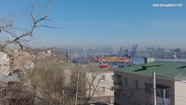 Владивосток сквер Анны Щетининой-Казанский храм (16.02.2023). смотреть онлайн