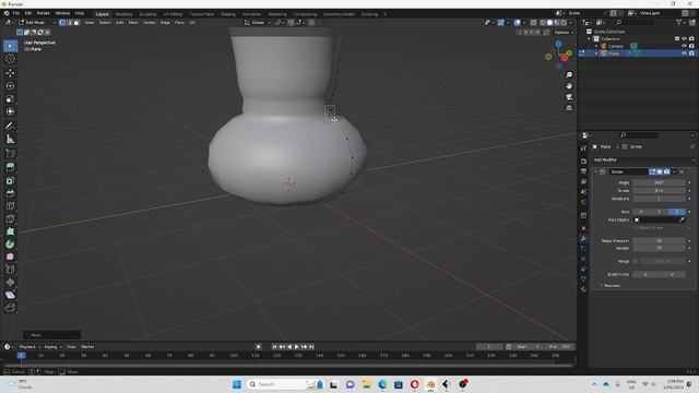 Blender: Screw Modifier