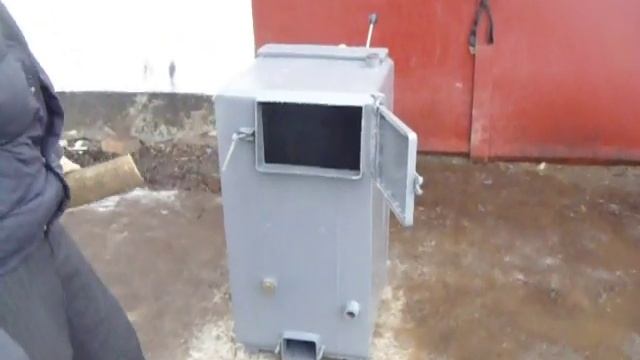 Піролізний котел з функціею пряма тяга. смотреть онлайн