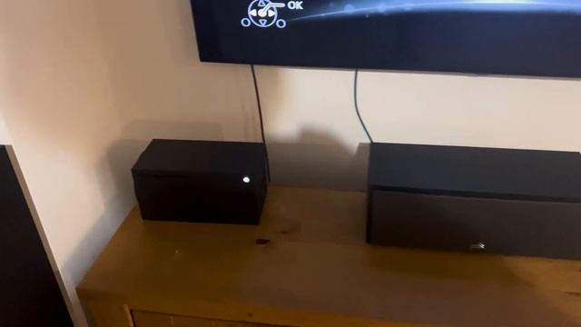 Was my new surround sound setup a disaster?? Living room gaming setup tour. Denon AVR-X580BT смотреть онлайн
