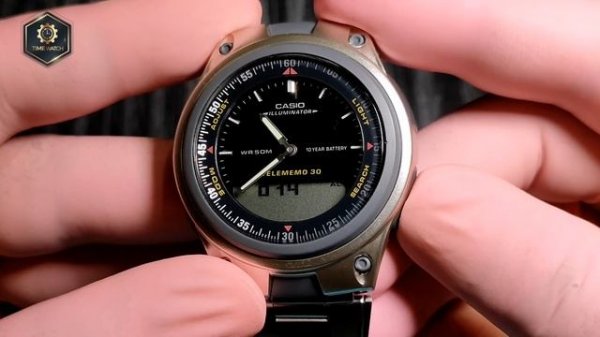 How To Set Casio Telememo AW-80D @timewatchdc