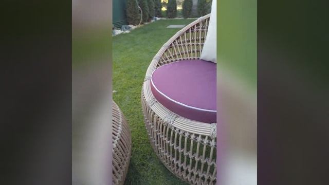 Балконная группа Лучиано из искусственного ротанга от фабрики Malacca #handmade #home #homedecor