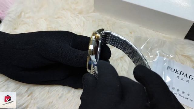 Poedagar 827 White Dial Watch || Easy Shopping Zone || Bangla Watch Tutorial || смотреть онлайн