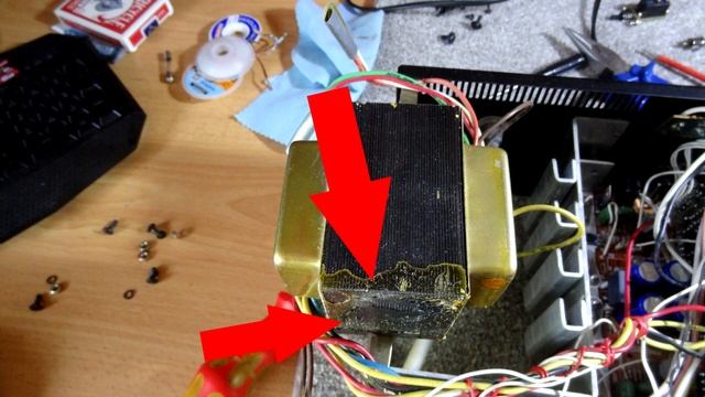 Buzzing Humming Transformer Repaired . Vibrating Fixed . HiFi audio amplifier receiver power supply смотреть онлайн
