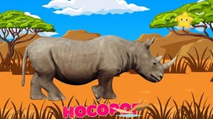 Животные Африки для детей Мультики про животных Звуки слона Звуки жирафа