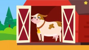 Песенка Домашние животные и трактор Песенки для детей Развивающая детская песенка для детей малышей