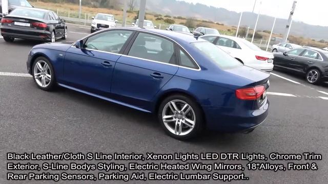 CMG AUDI SLIGO:141KE3488 Audi A4 2.0TDI S Line Manual 150BHP Scuba Blue Metallic смотреть онлайн