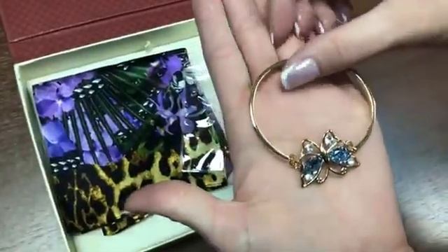 Подарочный набор платок шейный и браслет Venuse 73023 №57 смотреть онлайн