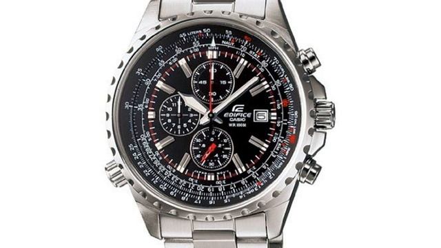 The Casio Men's Edifice Stainless Steel Multi-Function Chronograph Watch смотреть онлайн