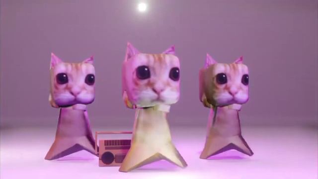 коты танцуют под музыку😎