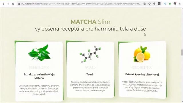 Matcha Slim - SK/Slovakia - lose weight and fix the result смотреть онлайн