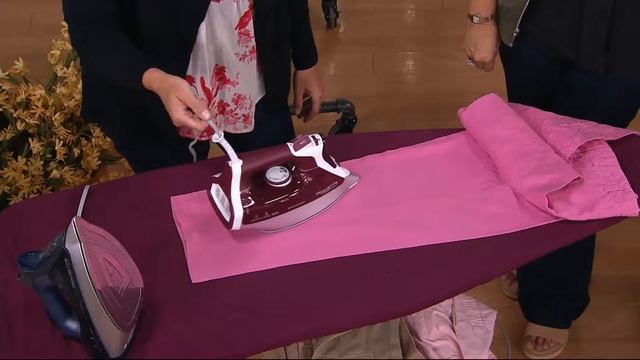 Rowenta Professional Microsteam 1800W Iron w/ 3D Soleplate on QVC смотреть онлайн