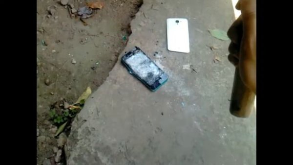 краш тест смартфона explay vega