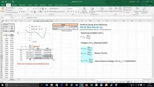 Newton Iteration Solver смотреть онлайн