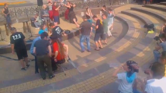 Танцульки Памяти Цоя б Пушкина Донецк 21 06 2015 смотреть онлайн