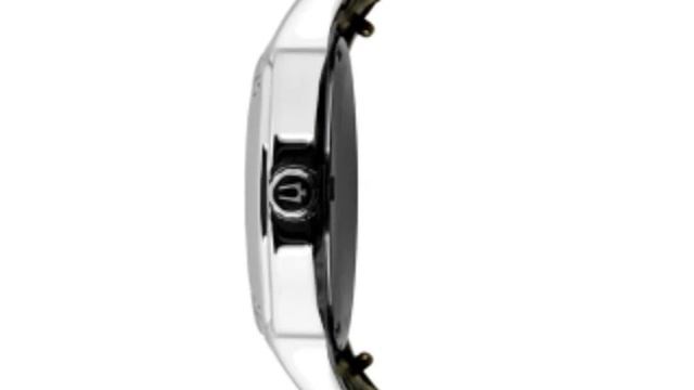 Accutron by Bulova Women's Diamond Black Leather 26R39 смотреть онлайн